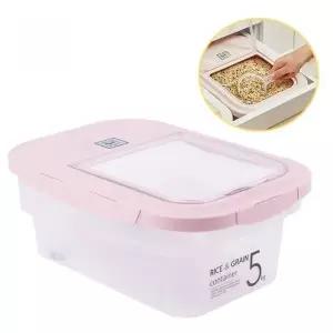 [하프클럽/브이와이]쌀통 간편이지캡 곡물보관 쌀보관함 5kg
