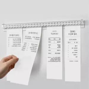 [문구/오피스] 오더랙 주문서 영수증 꽂이 홀더 빌지 메모 60cm