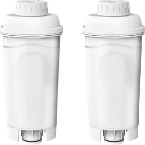 Slirceods 필터 교체용 2팩 DeLonghi DLSC002 워터 카트리지 활성탄 유연제 ECAM ESAM ETAM BCO EC와