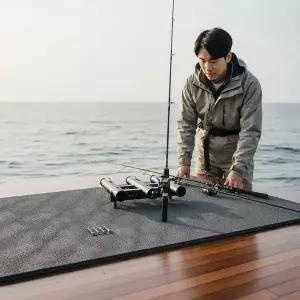 3구 낚시 로드 거치대 선상 좌대 낚시대 받침대 XM2783-170 바다 민물