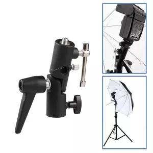 스트로보 연결 브라켓 스피곳 각도 조절 마운트 조명 삼각대