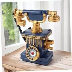 [문구] 유럽풍 레트로 저금통 앤틱 전화기 장식용 소품 인테리어