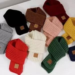 겨울 따뜻한 아동 목도리 니트 머플러 어린이 방한용품 데일리 소품