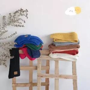 남녀 공용 니트 커플 머플러 겨울 보온 미니 목도리 선물용 따뜻한