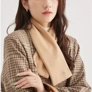 겨울 벨벳 스카프 보온 목도리 남녀공용 커플 방한 넥워머 선물용