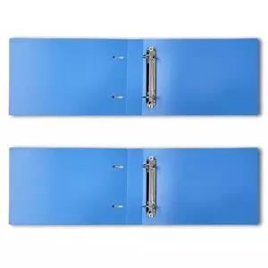 겉면 고리 고정홈 A5 2공 서류철 링 바인더 2개