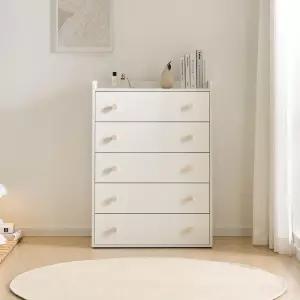 CD200 라운드 5단 서랍장 800 2colors