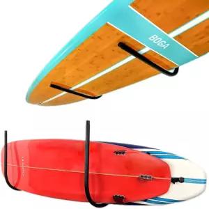 StoreYourBoard 스탠드업 패들 보드 및 카약 랙 - 서핑보드 벽걸이 차고 천장 보관 튼튼한 실내 정리함