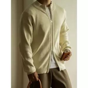 남사친 면 니트 가을 캐주얼 투웨이 댄디 구제 차이나 기모 스웨터 카디건 집업 SPO마켓3