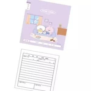 [문구] 여아용 넓은칸 일기장 1세트 초등학생 선물 10개입 문구 용품