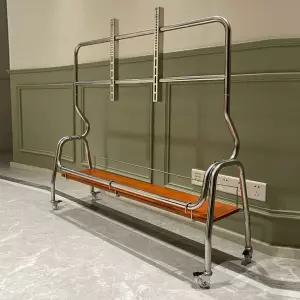 이동식 TV거치대 스텐 이동형 TV 티비스탠드 철제