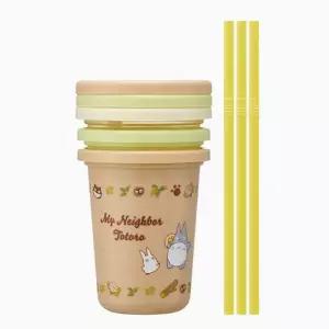 [RIZPICK]스케이터 빨대컵 토토로 고양이버스 스트로 텀블러 3P 세트 230ml