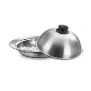 돔스티머 키친아트 돔 스티머 24-28cm 돔형 뚜껑/찜판 세트