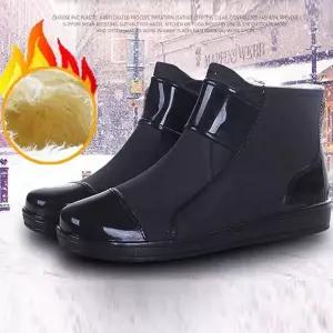 [RIZPICK]남성 방한 털부츠 겨울 낚시 장화 작업용 레인부츠 TAIN7