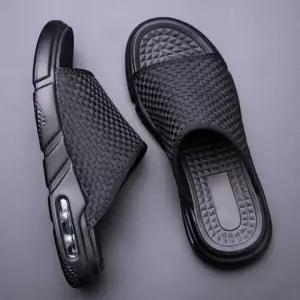 [RIZPICK]남성 데일리 쿠션 에어 슬리퍼 실내외 겸용 편안한 거실화