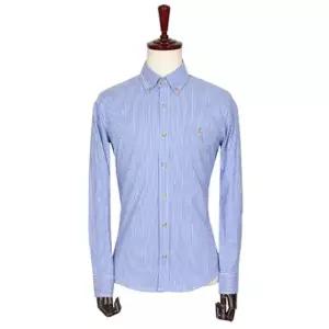 긴팔 스트라이프 와이셔츠 무지 드레스 데일리 남자