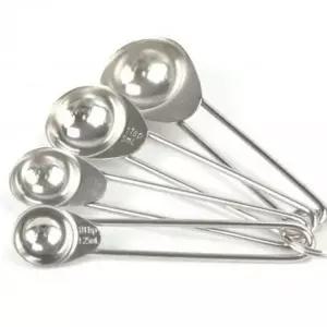 [RIZPICK]계량스푼 4종 세트 스텐 베이킹 이유식 스푼