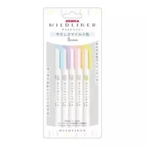 [문구] 마일드라이너 YC 파스텔 컬러 5색 세트 2P 형광펜