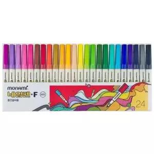 [문구] 네임펜24색세트 F 모나미