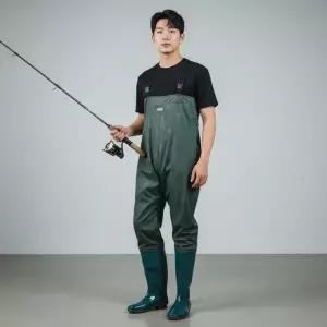 방수 낚시바지 허리장화 논슬립 해루질 웨이더 작업복 바지