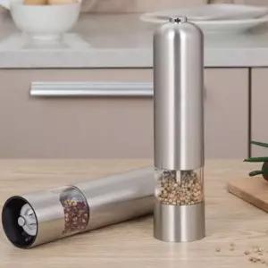 전동 솔트 페퍼 그라인더 1개 자동 후추그라인더