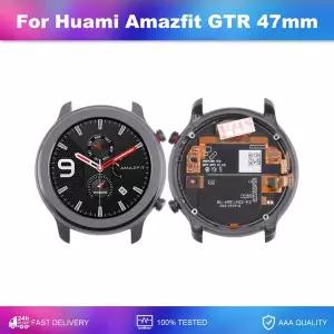Huami Amazfit GTR 47mm A1901 A1902 Smartwatch AMOLED 디스플레이 터치 스크린 디지타이저 어셈블리 용