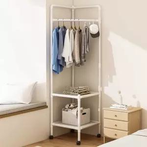 철제 코너 행거 선반 모서리 스탠드 ㄱ자행거 옷걸이 수납