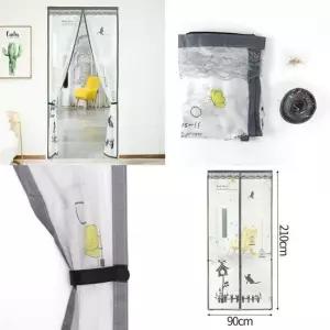 해충방지 러브레터 문 모기장 90x210 현관 문방충망