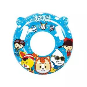 초등학생손잡이튜브 치치핑핑 손잡이 물놀이튜브 여름 (70cm) 블루