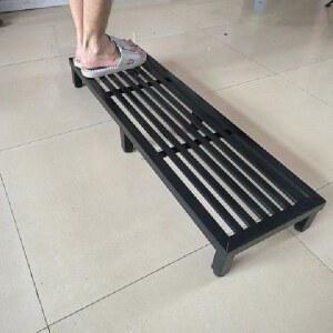 철제 발받침대 미끄럼방지 주방 보조 탕비실 안전 식당 베란다 화장실 스텝 화이트 긴발판