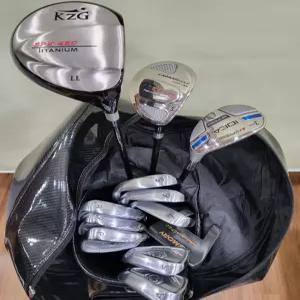 중고  아이언 KZG드라이버 아담스 우드,유틸 뷰익퍼터 가방