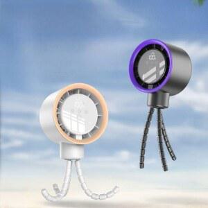 자전거 선풍기 USB 여름 화이트 휴대용 냉각팬 충전식 4000mAh 미니선풍기 핸들바