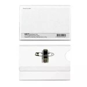 [문구] 집게옷핀이름표 100매 대형110x68