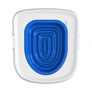 고양이 변기 트레이너 배변용품 오픈형 용품 애완동물 회색 변기커버 지지대 시트 배변훈련