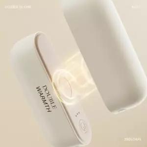 보조배터리 DOUBLE IN ONE 핸드워머 손난로 분리식 대용량 10000mA USB 충전식 A401 KC인증 대량구매 핫팩