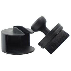 바이킹 타이어 샤인 어플리케이터 브러시, 자동차 드레싱 디테일링 및 세차 키트를 위한 수납 스탠드, 블랙, 직경 2.3인치