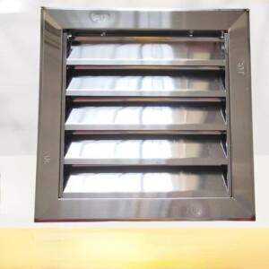 스테인리스강 사각 환기구 그릴 외부 벽 배기 창 커버 6 인치 8 10 12