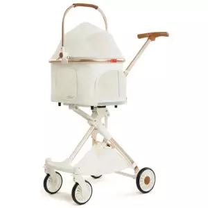 유모차 강아지 카트 2단 경량 산책 소형견 원터치 분리형