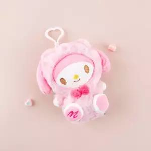 산리오 마이멜로디 호피 가방고리 13cm키링 인형키링 장식 큰키링 키링 등원 키즈 곰돌이키링 캐릭터 봉제