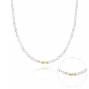 [미니골드]럭키물고기 진주 비드목걸이 NNOM4001