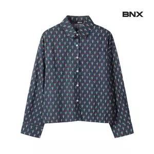 BNX유니크 패턴 긴팔 셔츠 BW3BL007L0