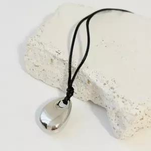 [라일리쥬얼리] Rly 심플 실버 물방울 포인트 롱 목걸이 네크리스 펜