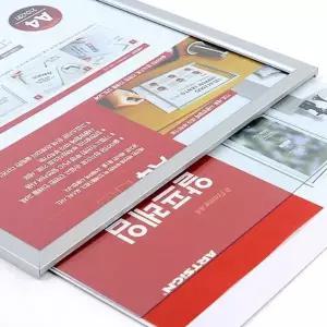 [NS홈쇼핑]A4 알루미늄 벽걸이 포스터 프레임 게시판 가로세로 인테리어 간판 센스있는 선택..[35780479]