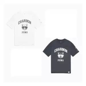 PUMA 푸마 U 샤본 콜라보 반팔티 CHARBON TEE 528919-02 69 975457