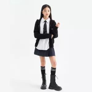 더데이걸 HC37 데님라이크 플리츠 스커트 THE DAY GIRLS 여아 주니어 아동복 TGWH26S0