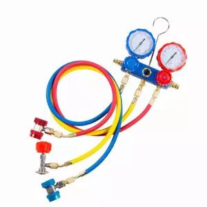 에어컨 가스충전기 호스 압력계 게이지 냉매가스 주입기