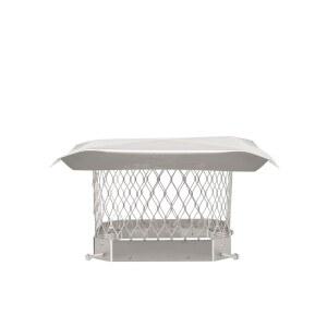 HY-C 스테인리스 스틸 굴뚝 캡 - 볼트온 커버, 기존 타일에 맞는 단일 연도 통풍구 캡(9