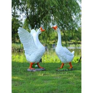 조경 장식품 장식 모형 높이 가드닝 대형 거위 조각상 정원 동물 82cm