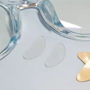 D형 안경 말랑 코 패드 투명 안경부자재 안경수리 안경코패드 실리콘코받침