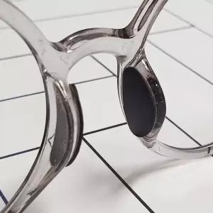 D형 안경 말랑 코 패드 블랙 안경부자재 안경수리 안경코패드 실리콘코받침